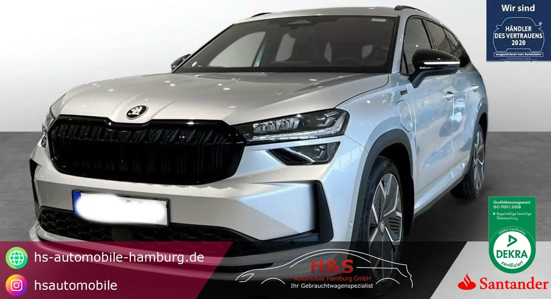 Skoda Kodiaq 1.5 TSI Sportline PANO*360°*HEAD-UP Silber - 1