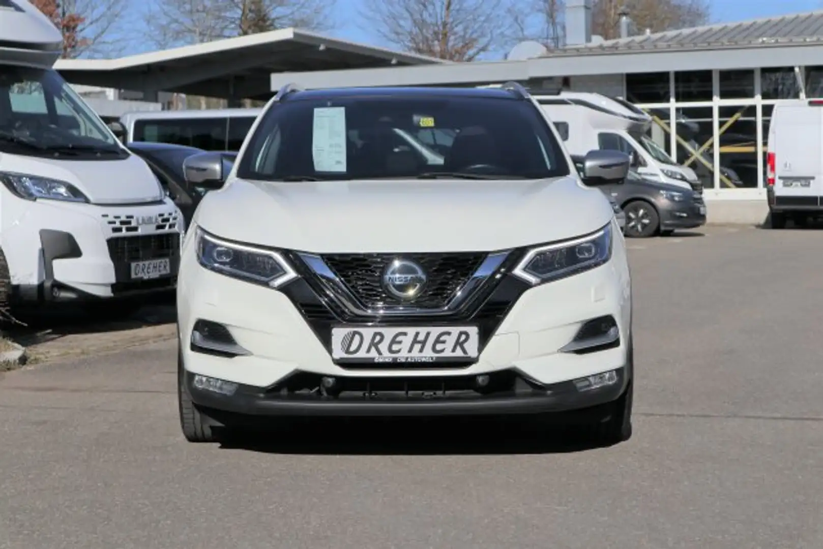 Nissan Qashqai Qashqai TEKNA / ALLRAD / NAVI /AHK / LEDER / uvm Blanco - 2