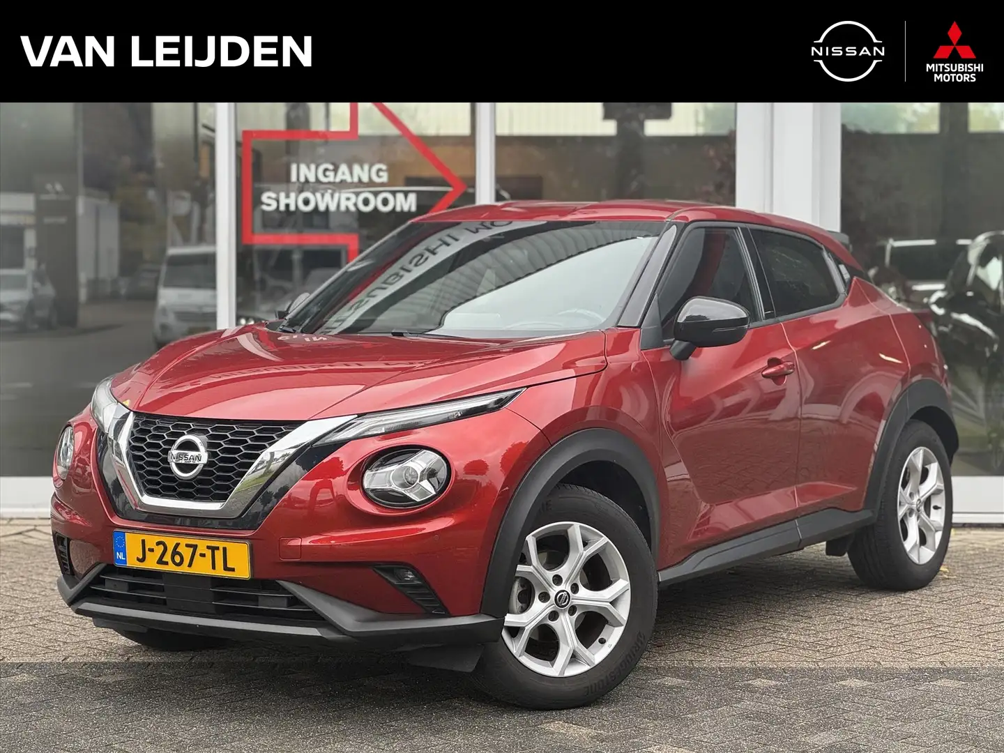 Nissan Juke 1.0 DIG-T 117pk N-Connecta | Trekhaak | Navigatie Rood - 1