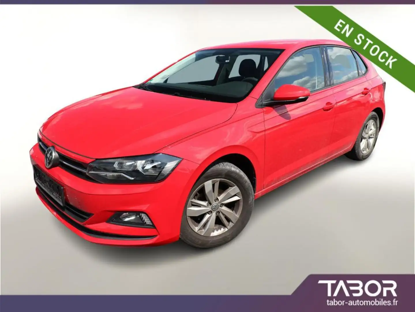 Volkswagen Polo 1.0 TSI 95 Comfortline Clima Rouge - 1