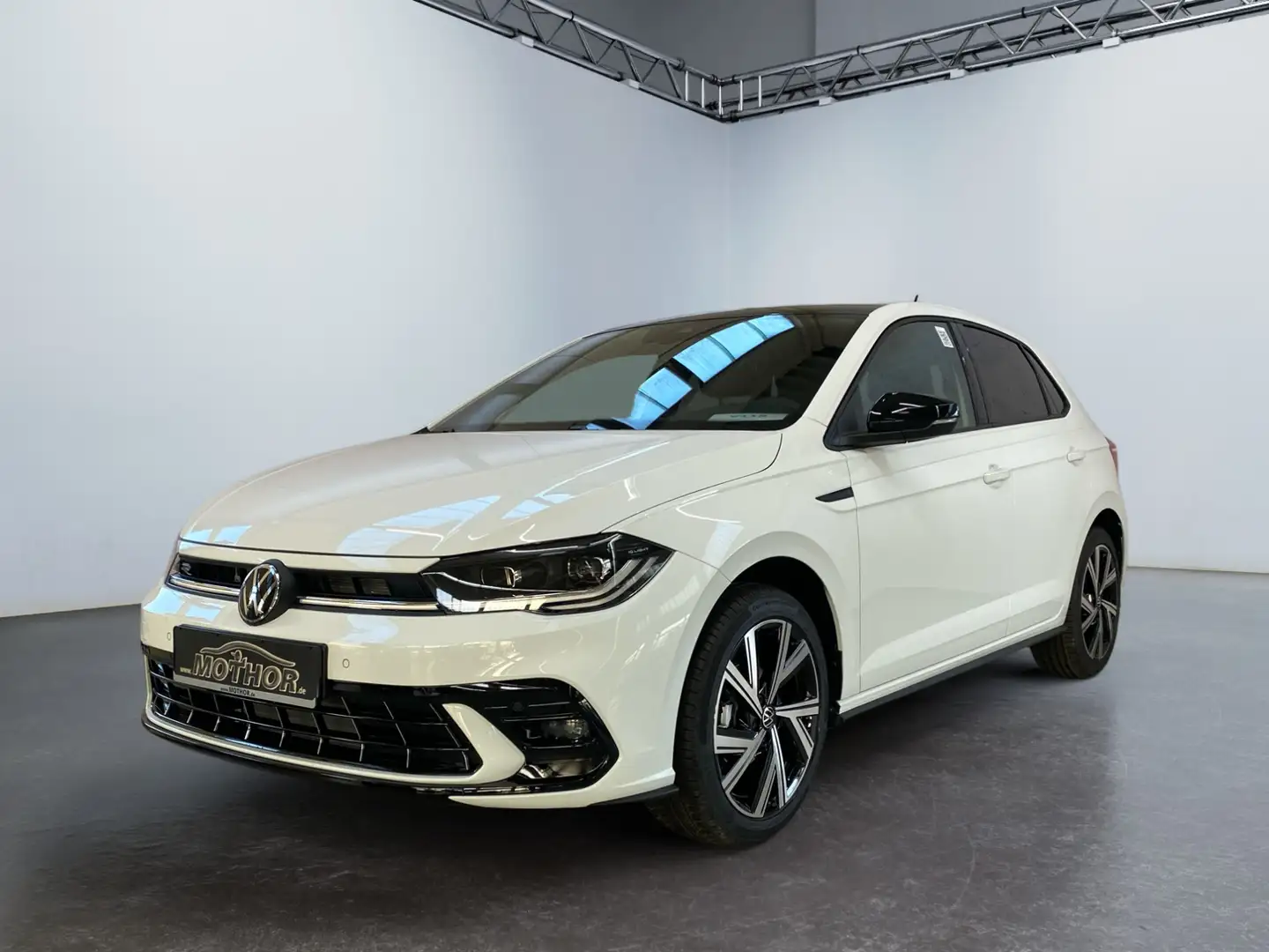 Volkswagen Polo VI R-Line 1.0 TSI MATRIX LM KAM 2xKlima Blanc - 2