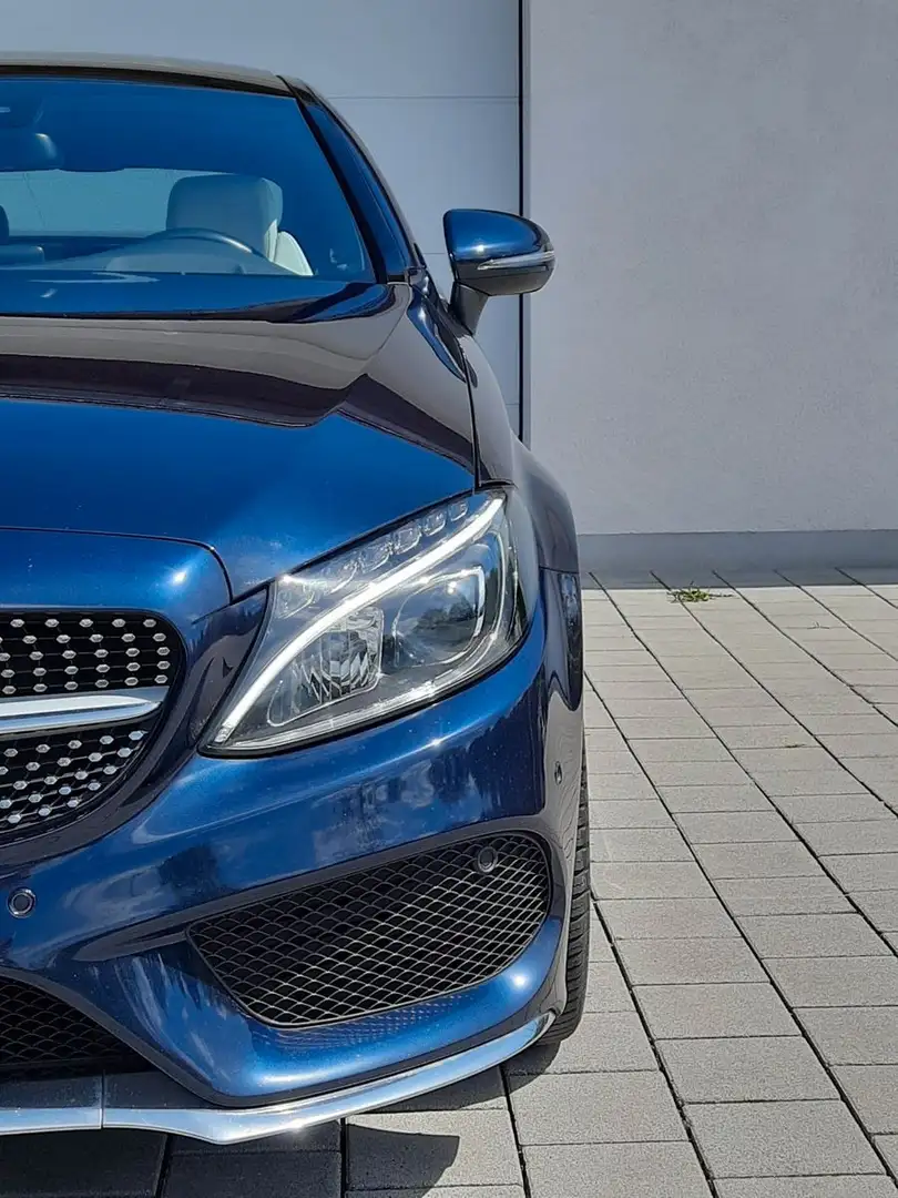 Mercedes-Benz C 180 Coupe /3xAMG Line/LED/HuD/Pano/Burm/AhK Blauw - 1