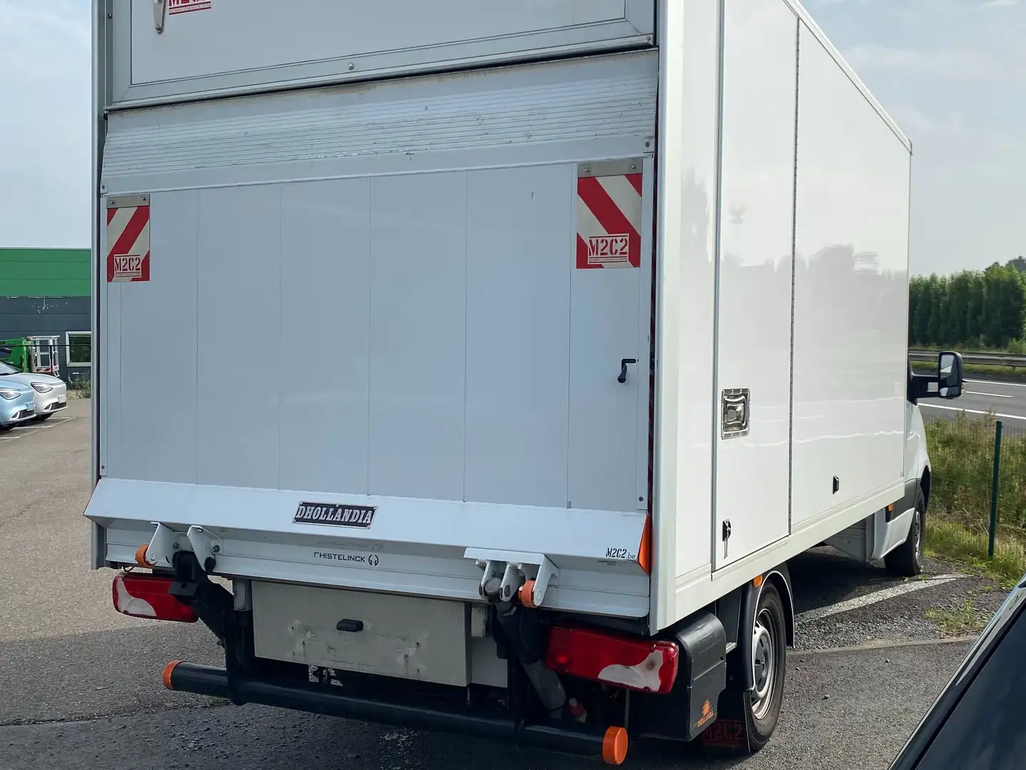 Mercedes-Benz Sprinter 315 CDI + kast + laadbrug Weiß - 2