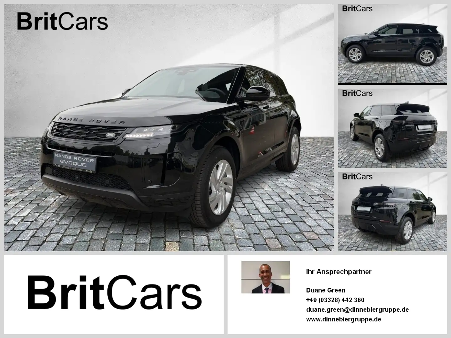 Land Rover Range Rover Evoque P270e S 360-CAM ACC CAM PSD Schwarz - 1