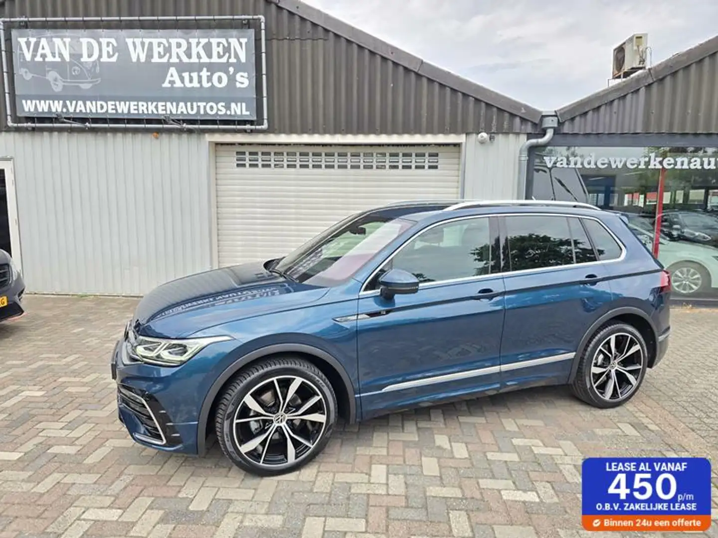 Volkswagen Tiguan 1.5 TSI R-Line Business+ AUTOMAAT Clima|Navi|IQ LE Blauw - 1