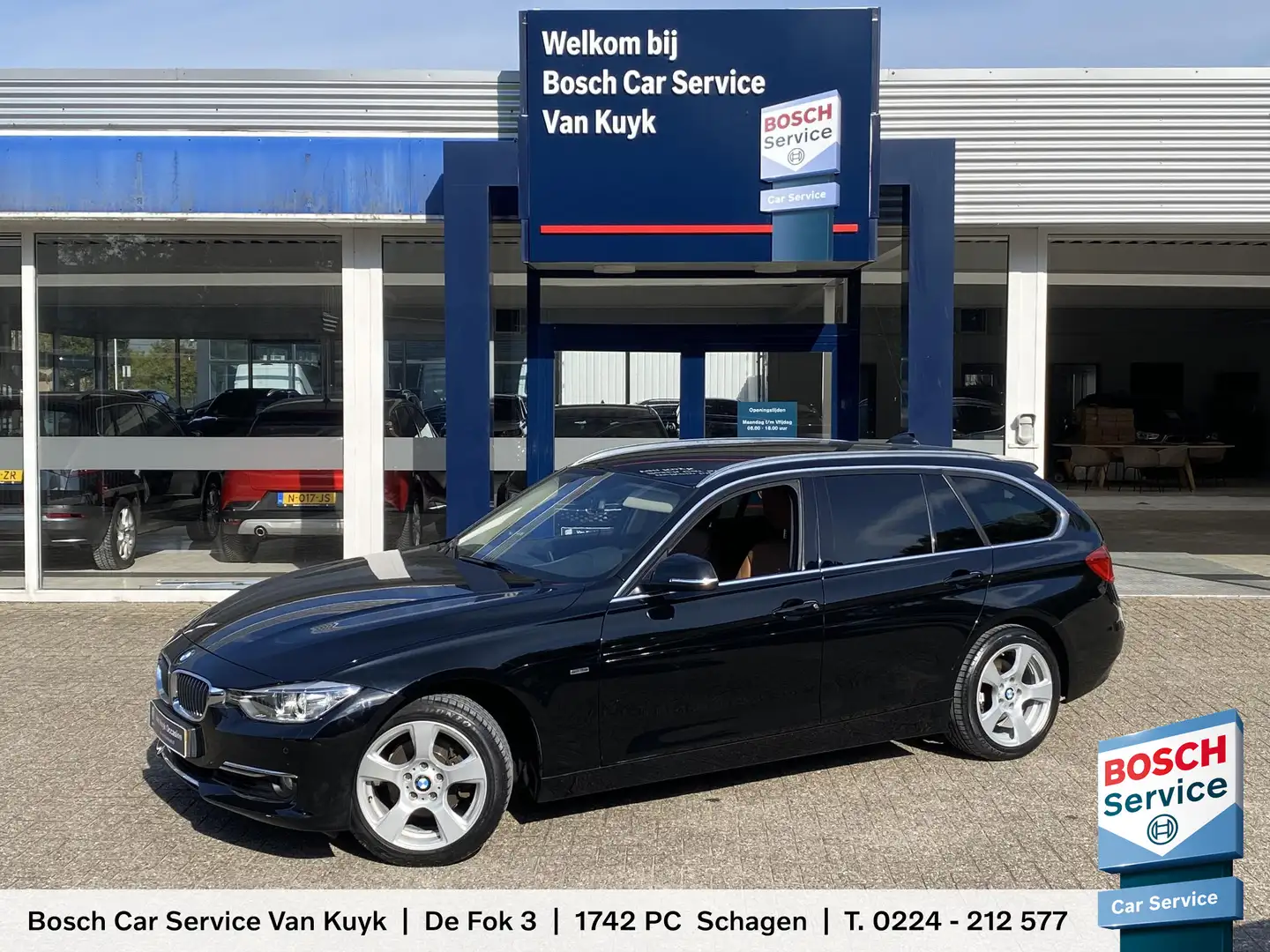 BMW 320 3-serie Touring 320i High Executive / Automaat / 6 Zwart - 1