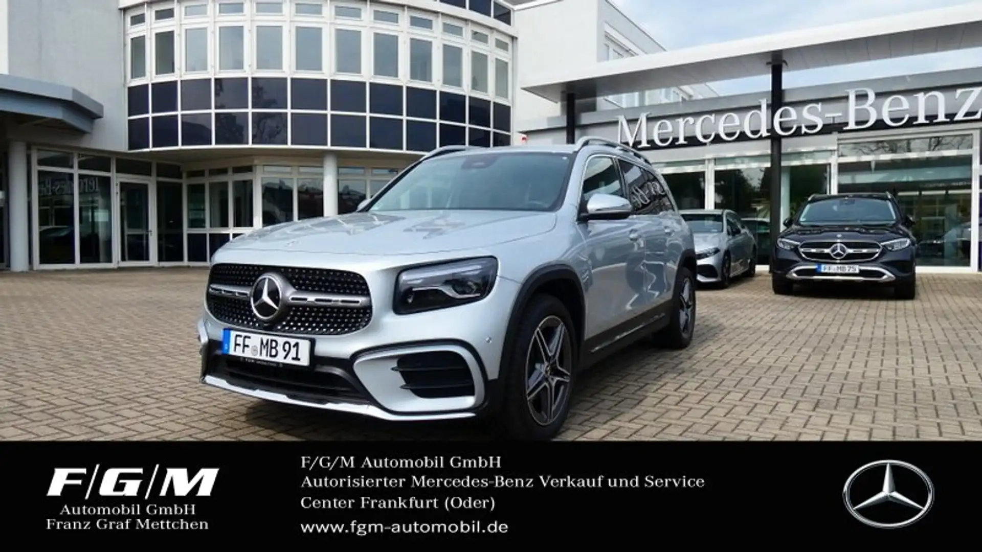 Mercedes-Benz GLB 200 GLB 200 AMG/Distr/KeyG/AHK/R-Kam/Memo/Totwinkel Plateado - 1