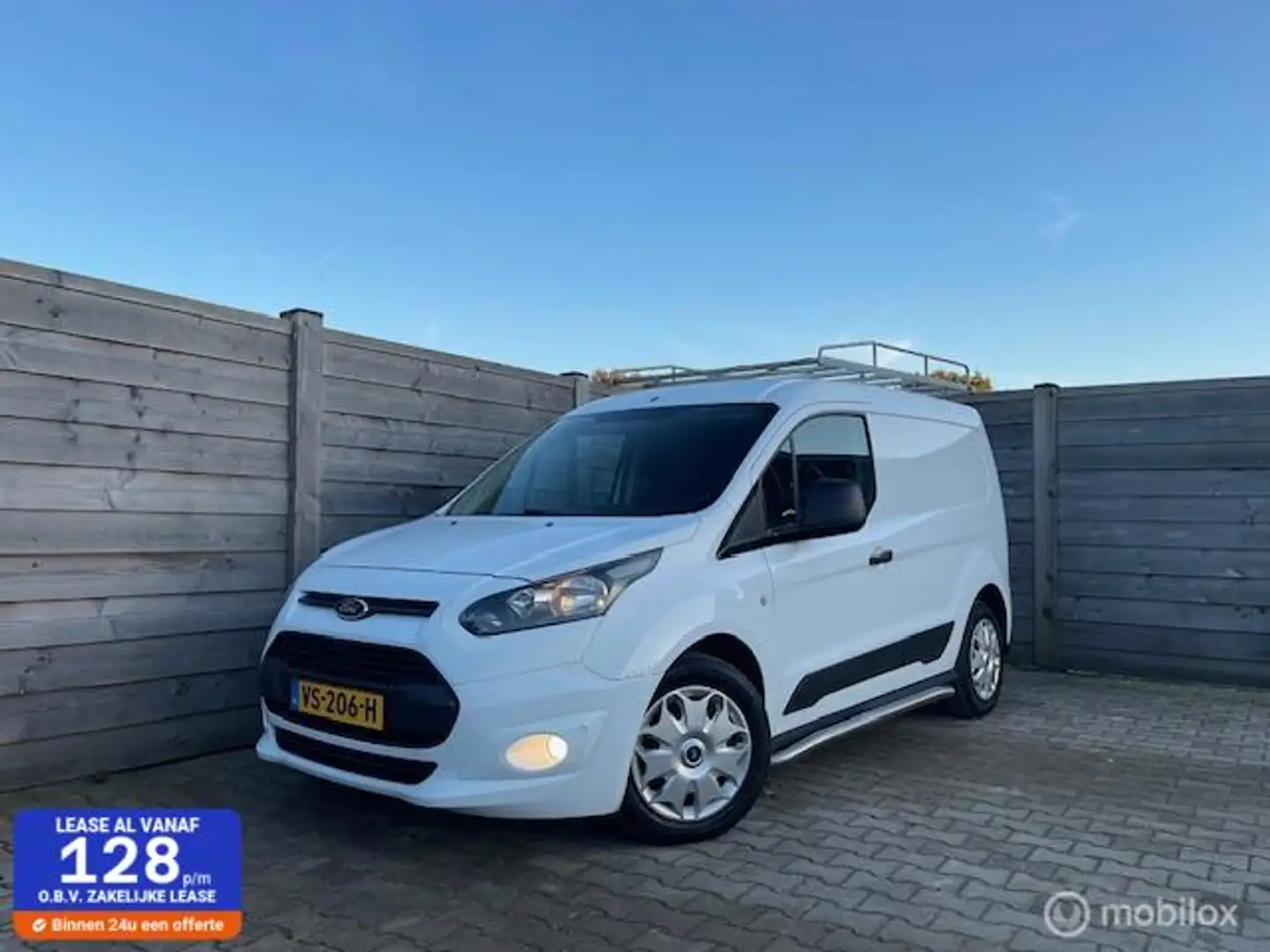 Ford Transit Connect 1.6 TDCI L1 Trend MARGE 3-Zits-Trekhaak Wit - 1