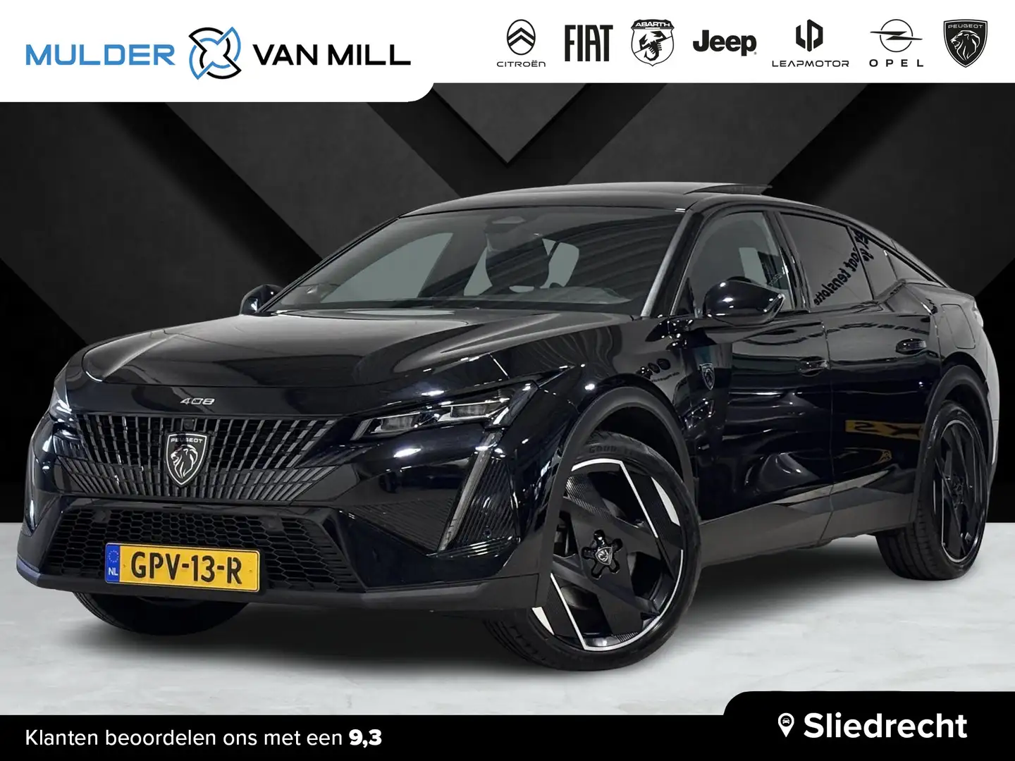 Peugeot 408 GT Pack 1.6 HYbrid PHEV 225pk e-EAT8 | SCHUIF/KANT Siyah - 1