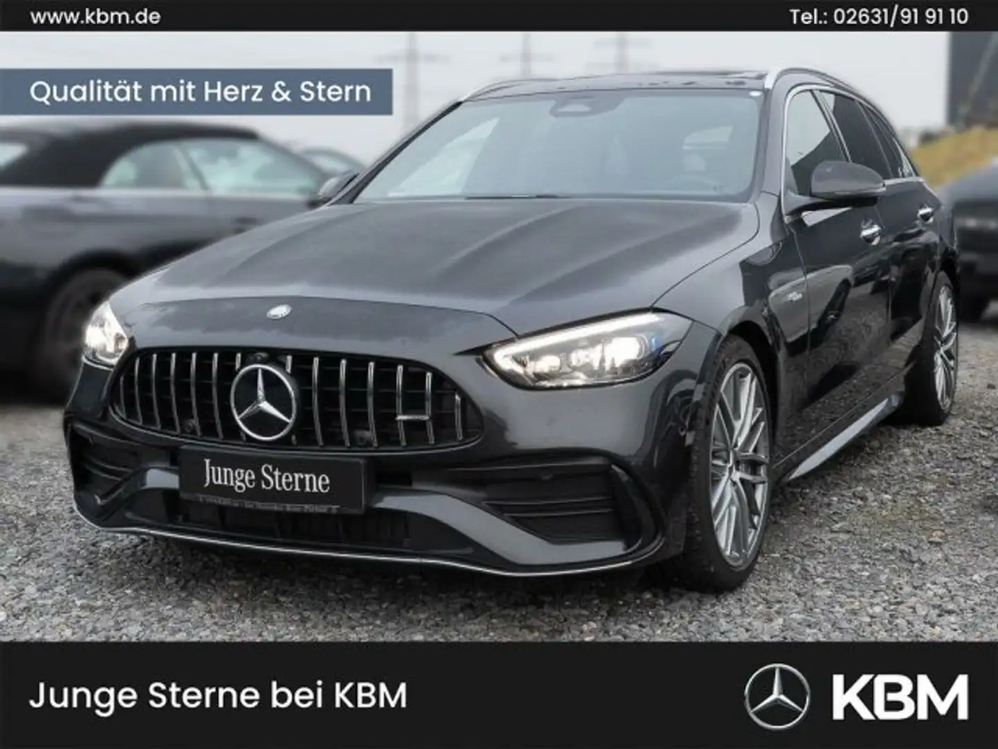 Mercedes-Benz C 43 AMG C 43 AMG 4M T NAPPA°STDH°HuD°MEMO°BURM3D°360° Grau - 1