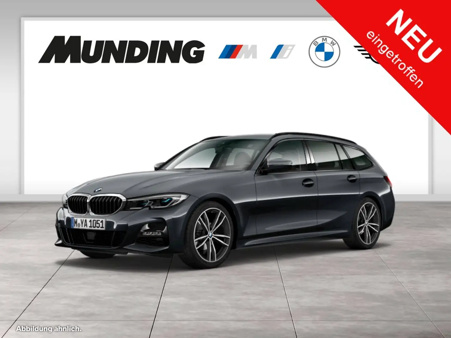 BMW 320 d A Touring M Sport Head-UpHiFi|DAB|WLAN|AHK Grau - 1