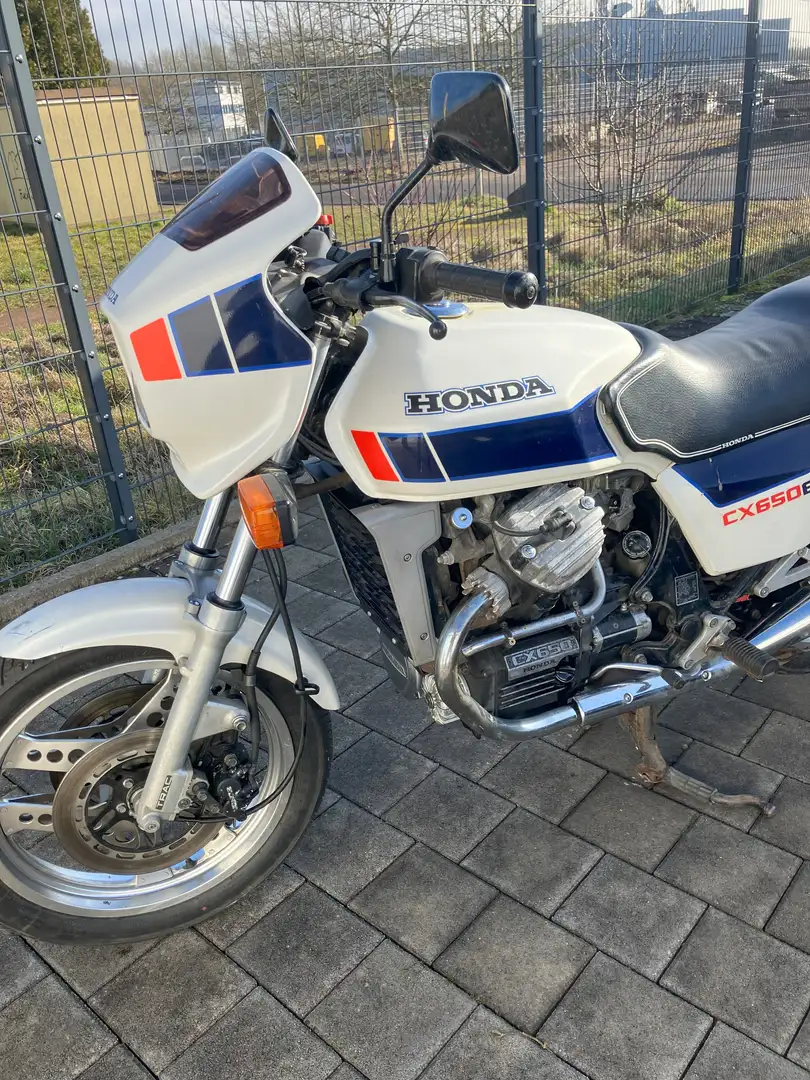 Honda CX 650 Weiß - 2