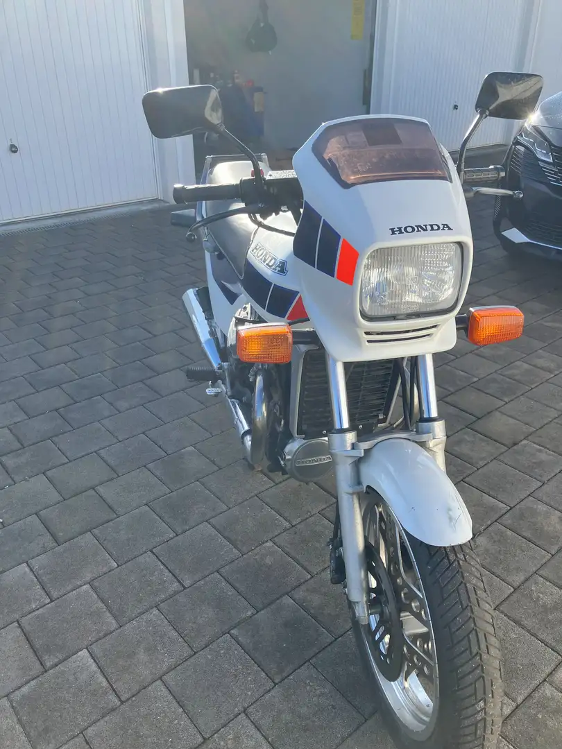 Honda CX 650 Weiß - 1
