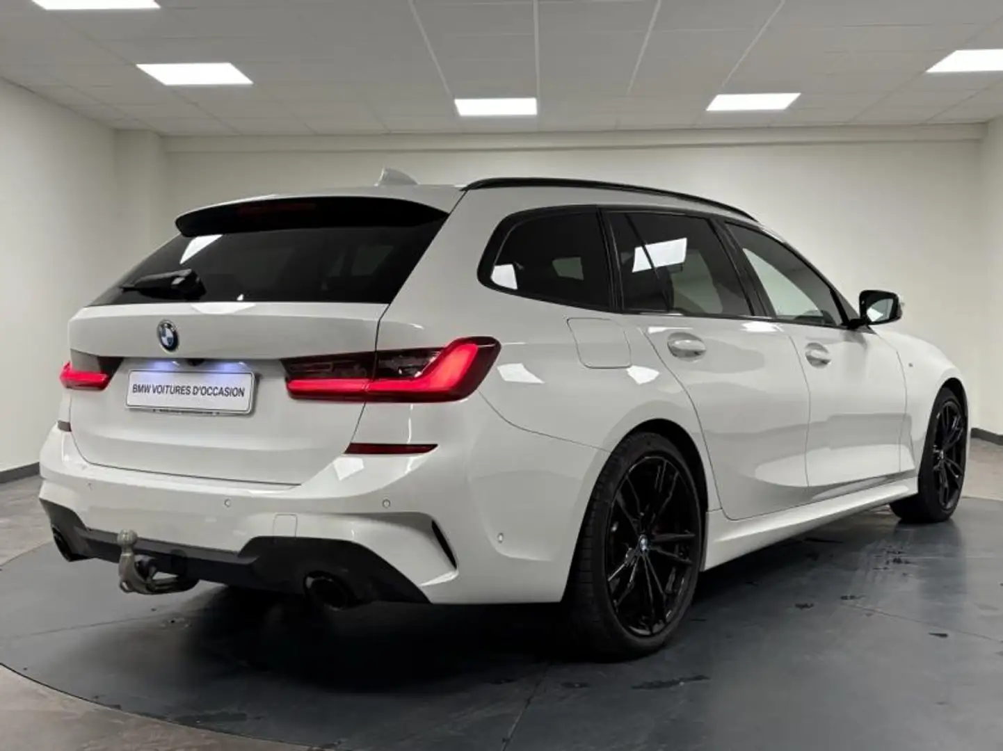 BMW 320 320dA MH xDrive 190ch M Sport Blanc - 2