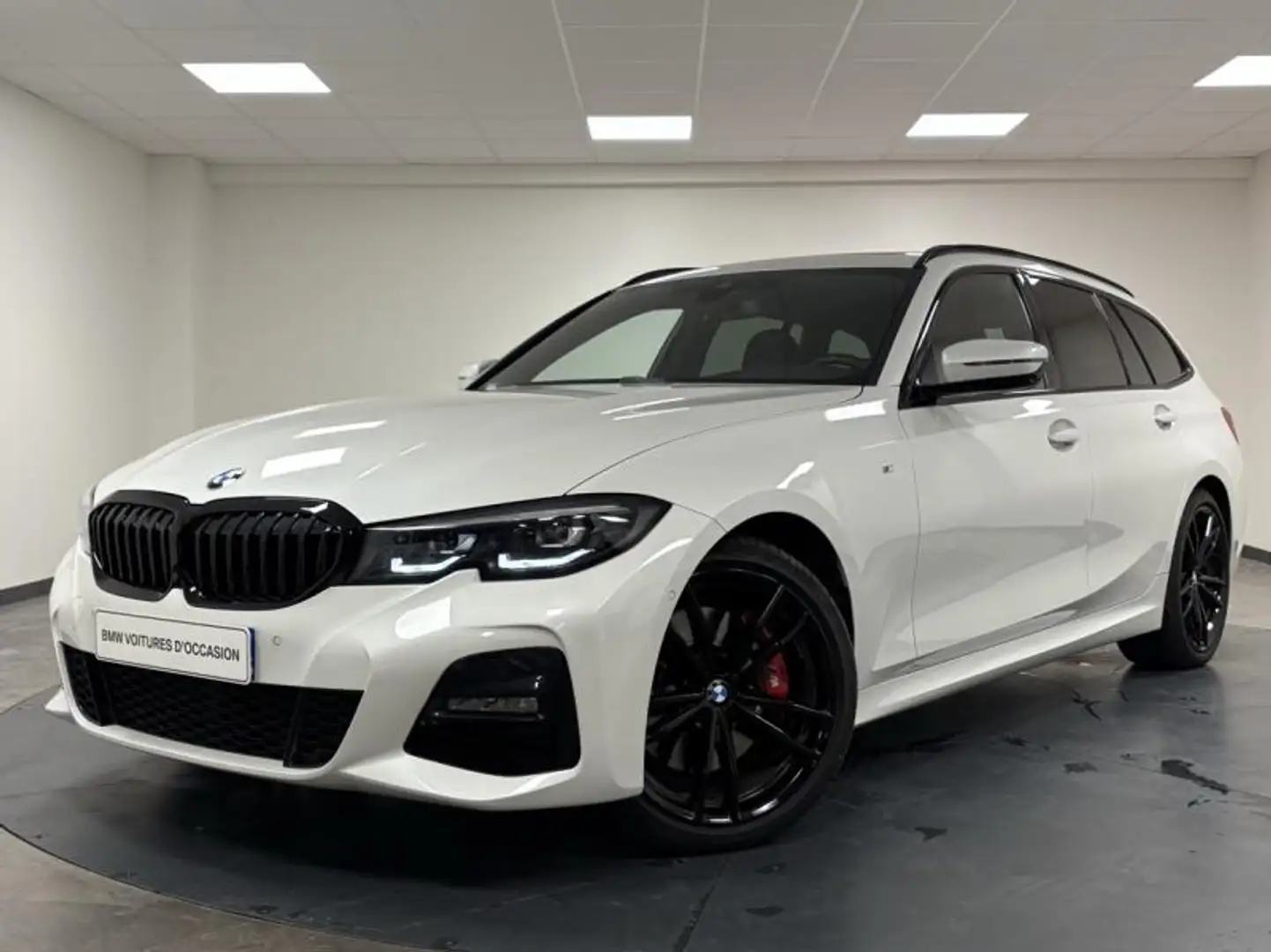 BMW 320 320dA MH xDrive 190ch M Sport Blanc - 1