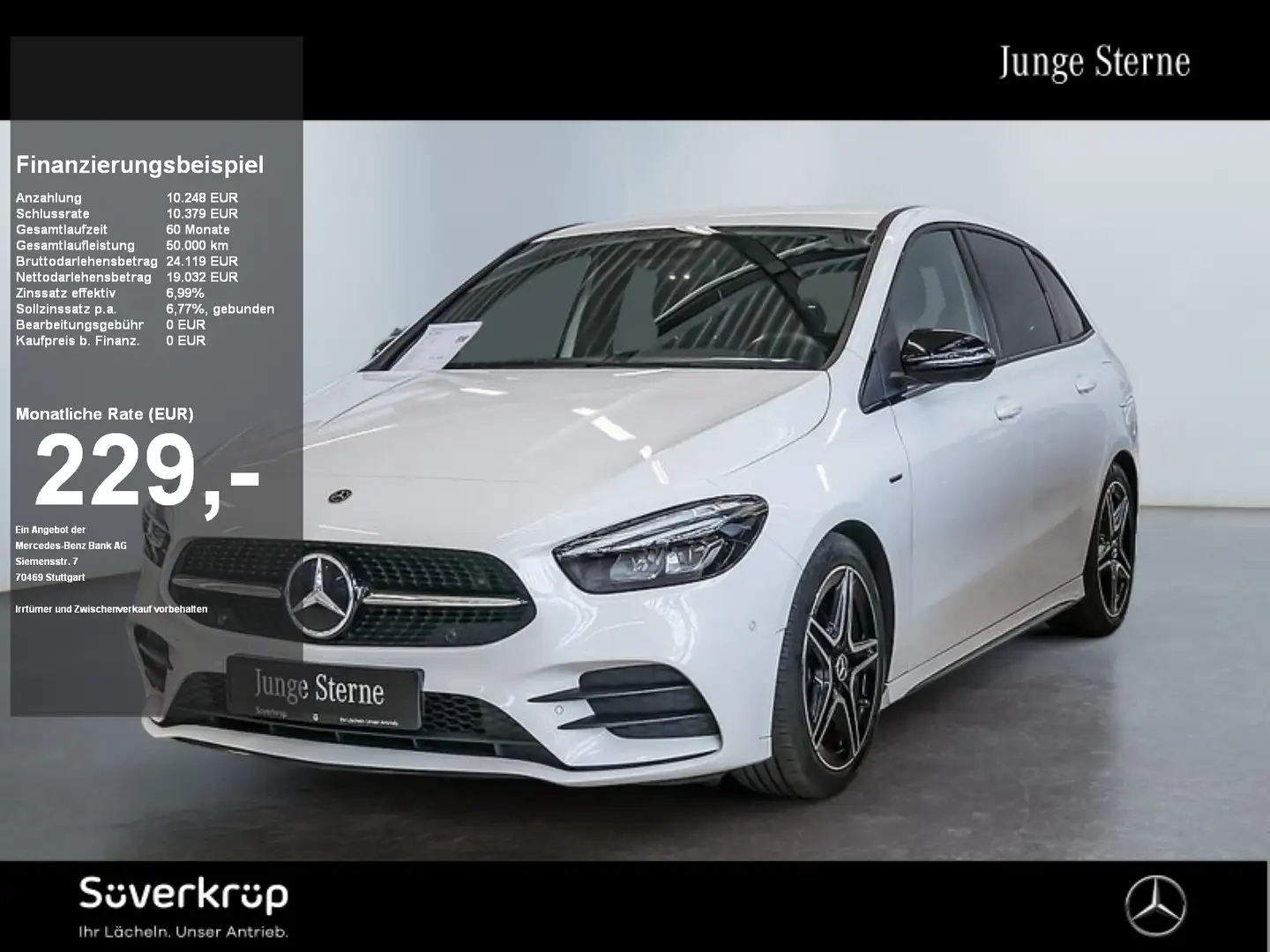 Mercedes-Benz B 200 AMG NIGHT SPUR KAMERA PDC SHZ Weiß - 1