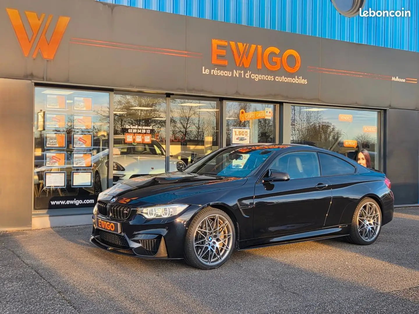 BMW M4 coupe 3.0 450 ch pack competition dkg bva Gris - 1