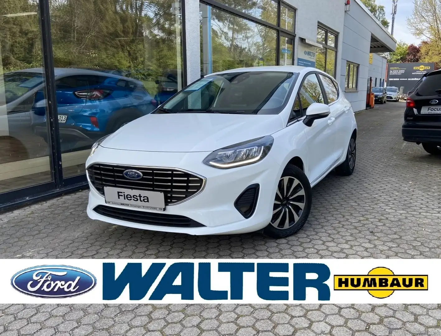 Ford Fiesta Titanium EcoBoost Hybrid mHEV Weiß - 1