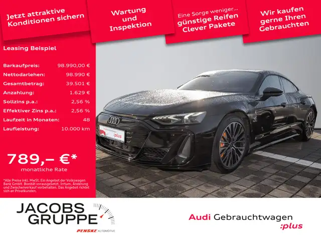 Audi e-tron GT S qu. Black/Facelift/Pano/Laser/HuD/ACC/360°