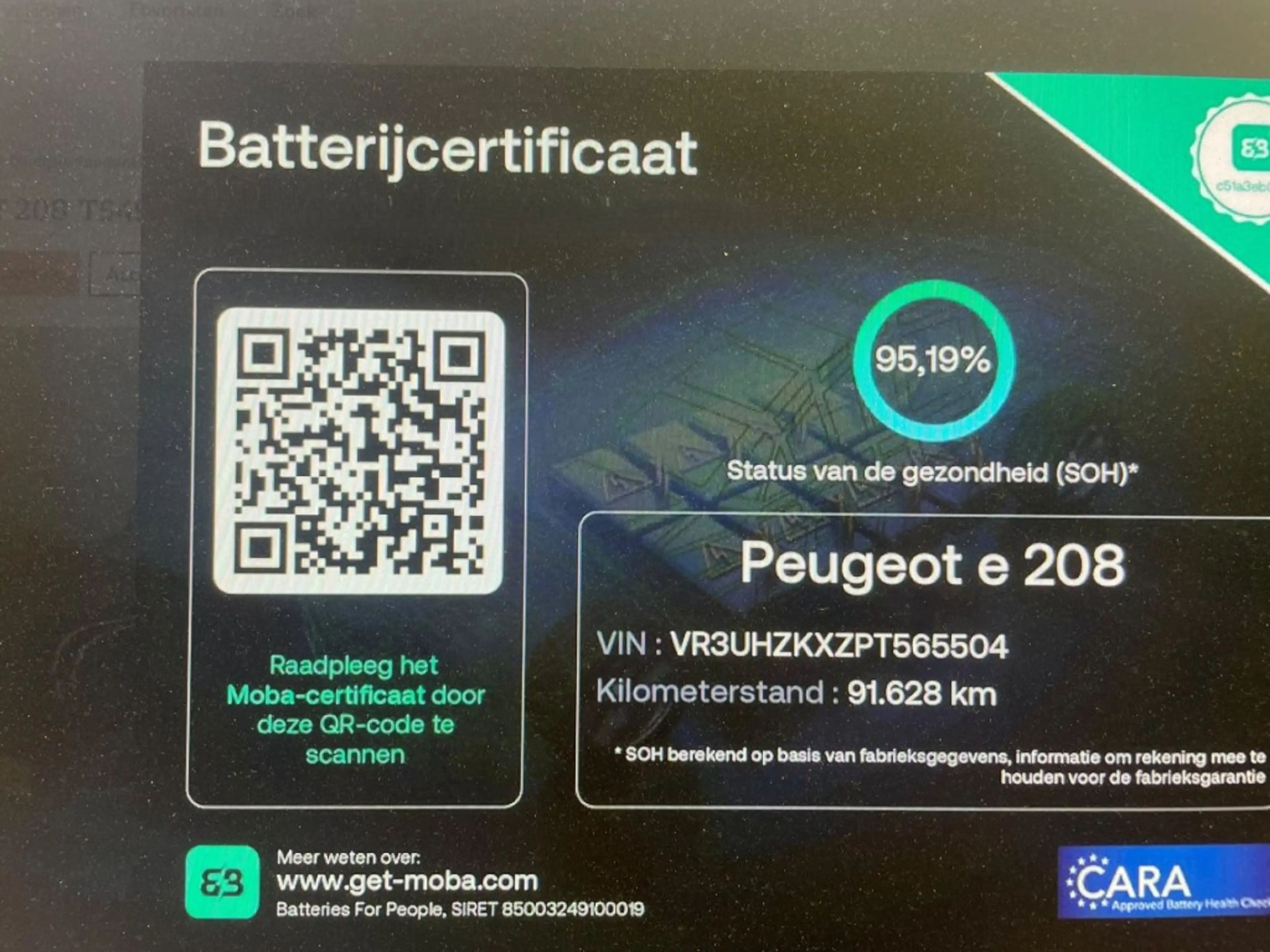 Peugeot e-208 Active Pack 50 kWh - Carplay, Cruise, Stoelverw. — photo 2
