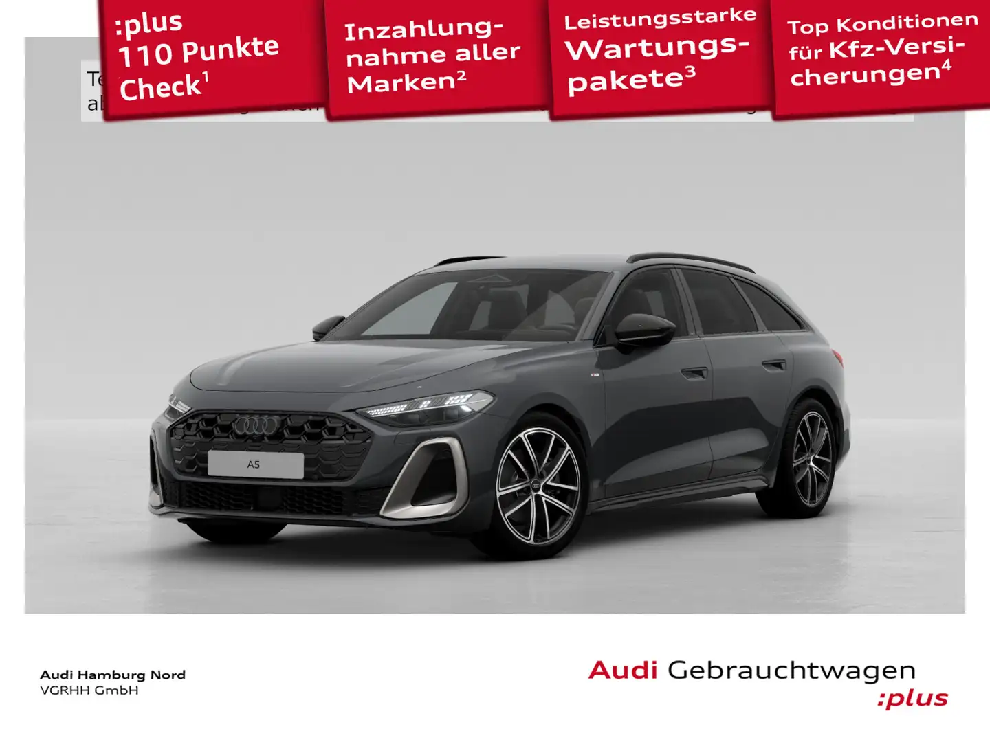 Audi A5 2.0 TFSI S line edition one AHK ACC Grau - 1