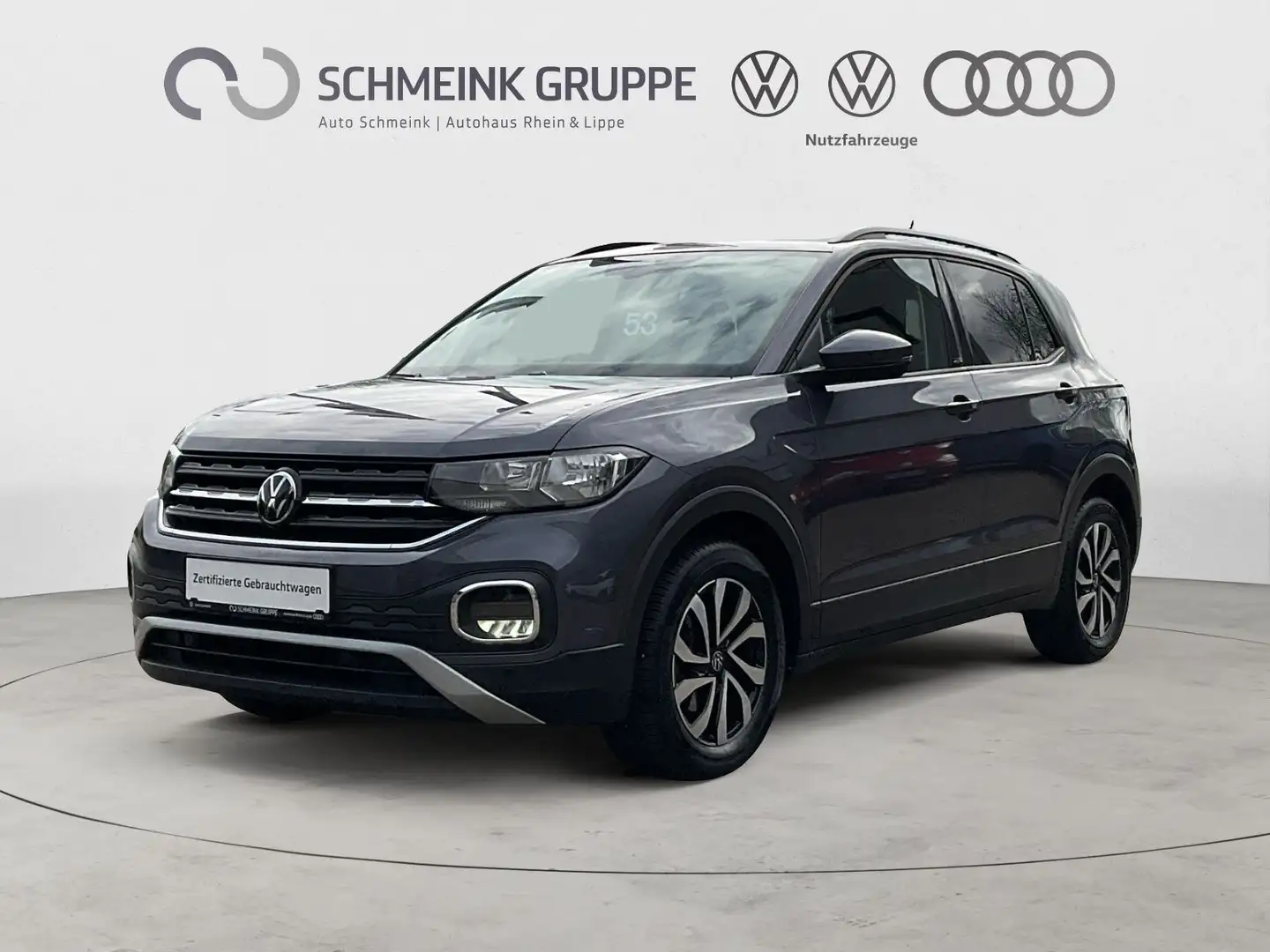 Volkswagen T-Cross 1.0 TSI Active Allwetter Navi AppConnect Gris - 1