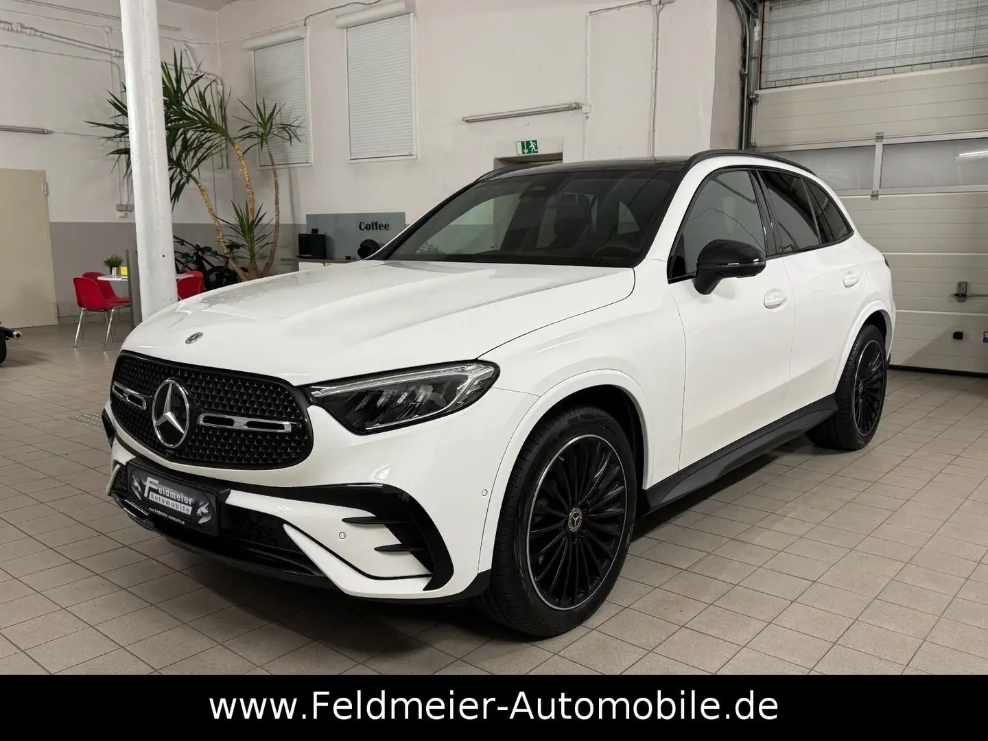 Mercedes-Benz GLC 450 d 4M*AMG*Night*Pano*Distro*HUD*AHK*20" Weiß - 1