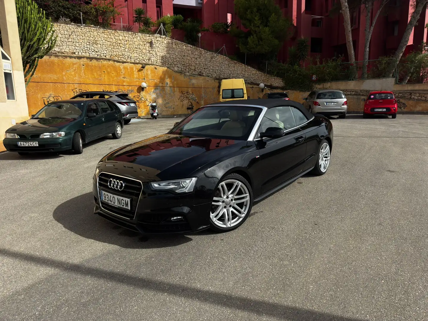 Audi A5 A5 Cabrio 2.0TDI S line ed. Multitronic 190 Sline Negro - 2