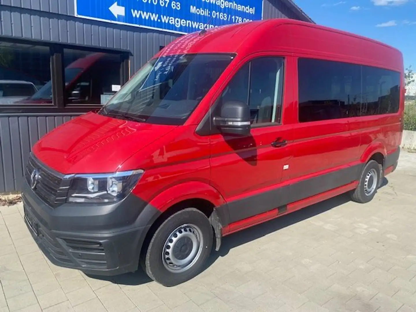 Volkswagen Crafter Kombi 35 MR 2.0 TDI 140PS Rollstuhllift 9-Sitzer Rojo - 2
