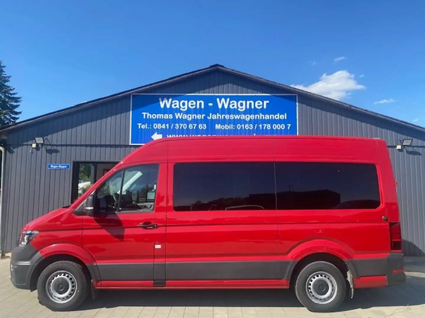 Volkswagen Crafter Kombi 35 MR 2.0 TDI 140PS Rollstuhllift 9-Sitzer Rojo - 1