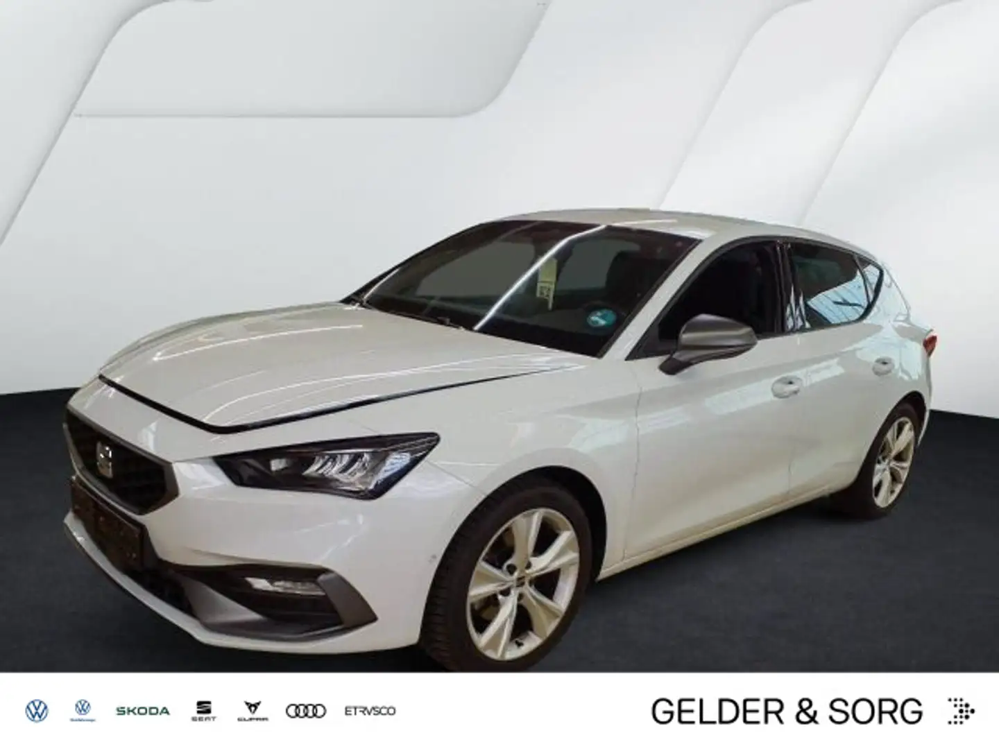 SEAT Leon FR 2.0 TDI LED*RFK*Navi*ACC*Sitzh. Weiß - 1