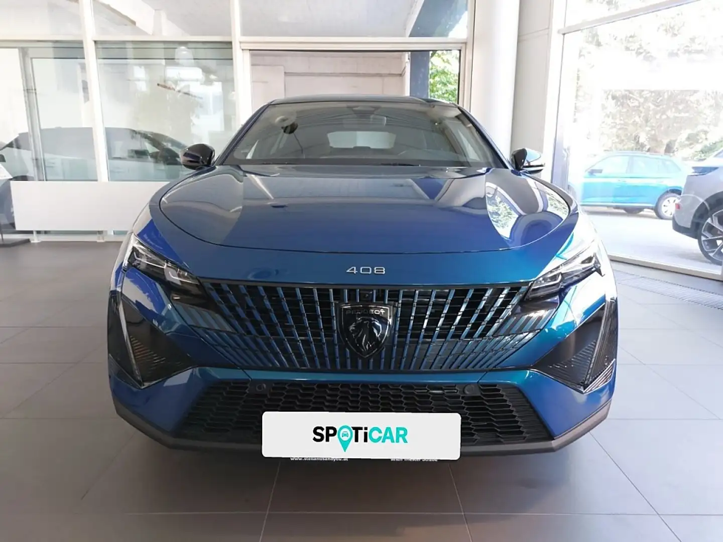 Peugeot 408 Hybrid 145 e-DCS6 GT Bleu - 2