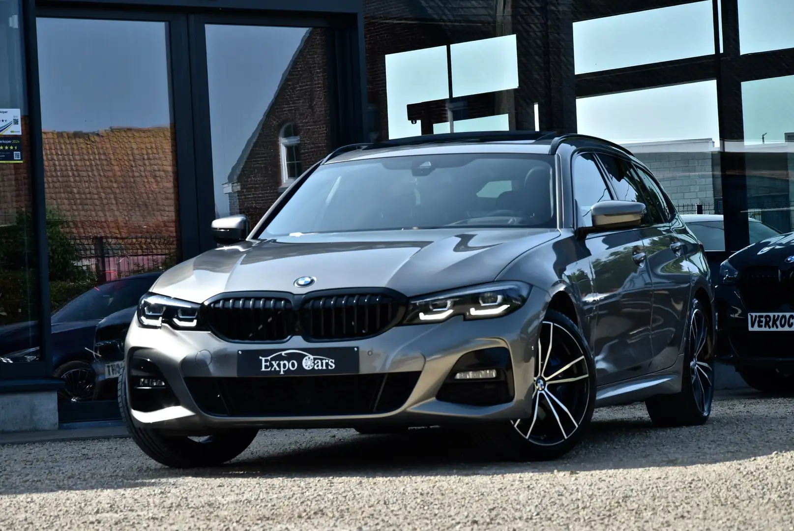 BMW 330 PACK M *Touring 330eAS PHEV*PANO DAK*CAMERA*MEMORY Grijs - 1