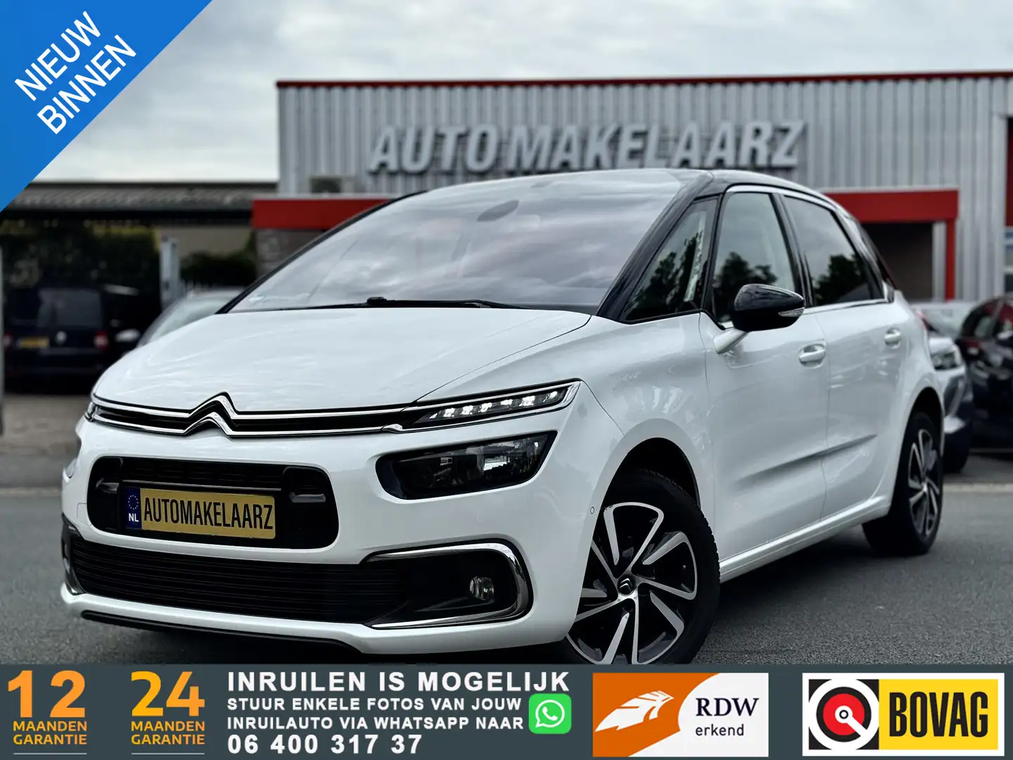 Citroen C4 Picasso 1.2 PureTech Business NAP TOP CARPAY TREKHAAK Wit - 1