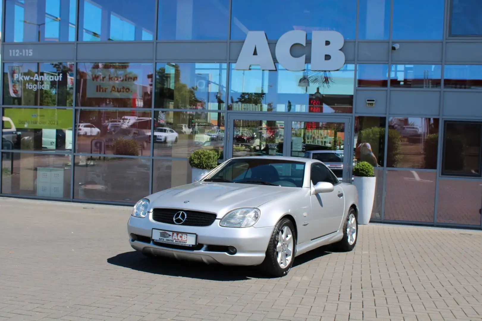 Mercedes-Benz SLK 230 K Special Edition Klima Leder 1. Besitz Argent - 1