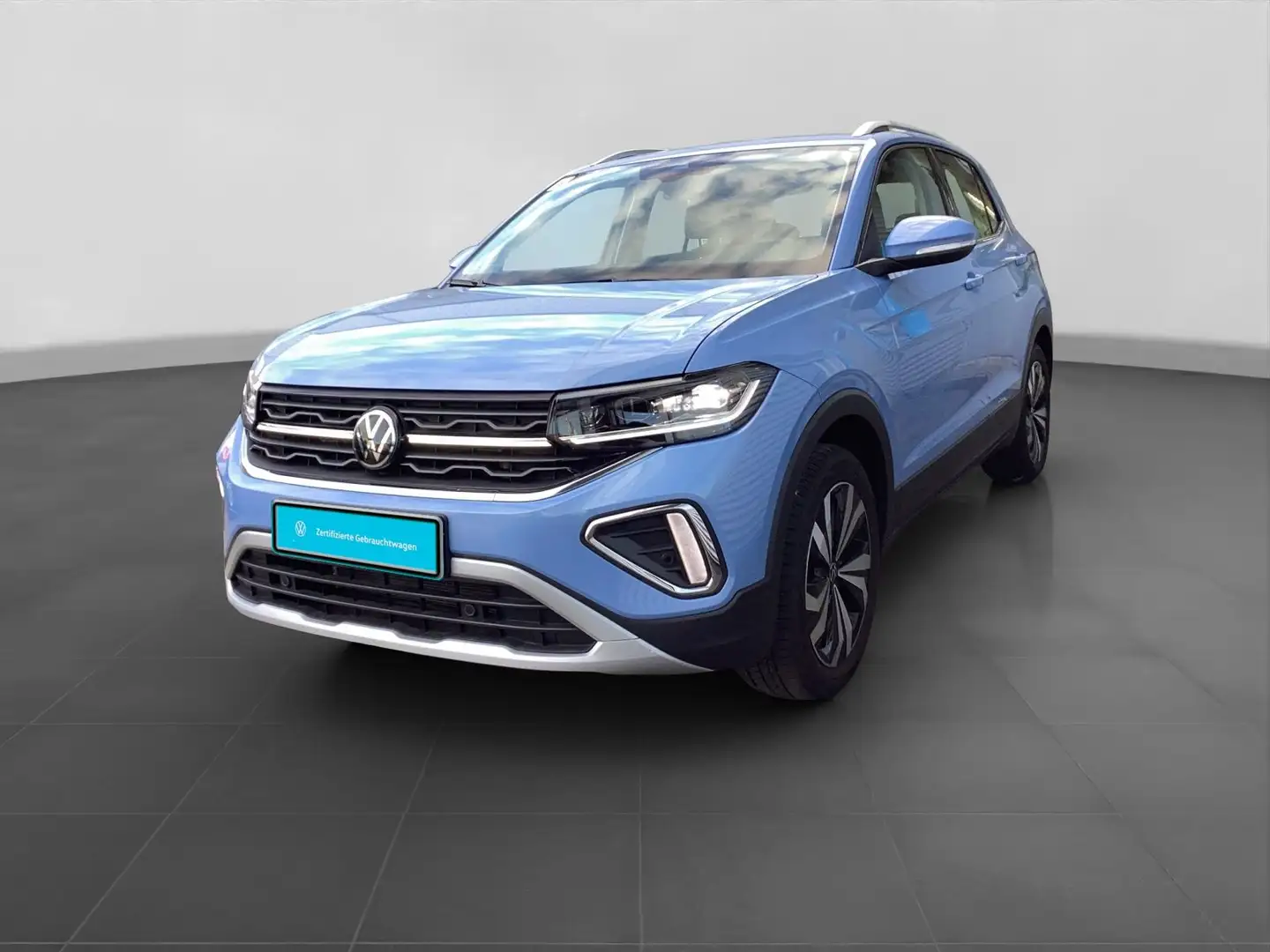 Volkswagen T-Cross 1.0 TSI STYLE ACC SITZH LED VIRTUAL Bleu - 2