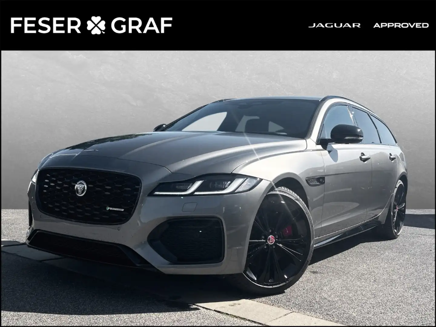 Jaguar XF Sportbrake R-Dynamic Black D200 AWD AHK Pano HUD W Ezüst - 1