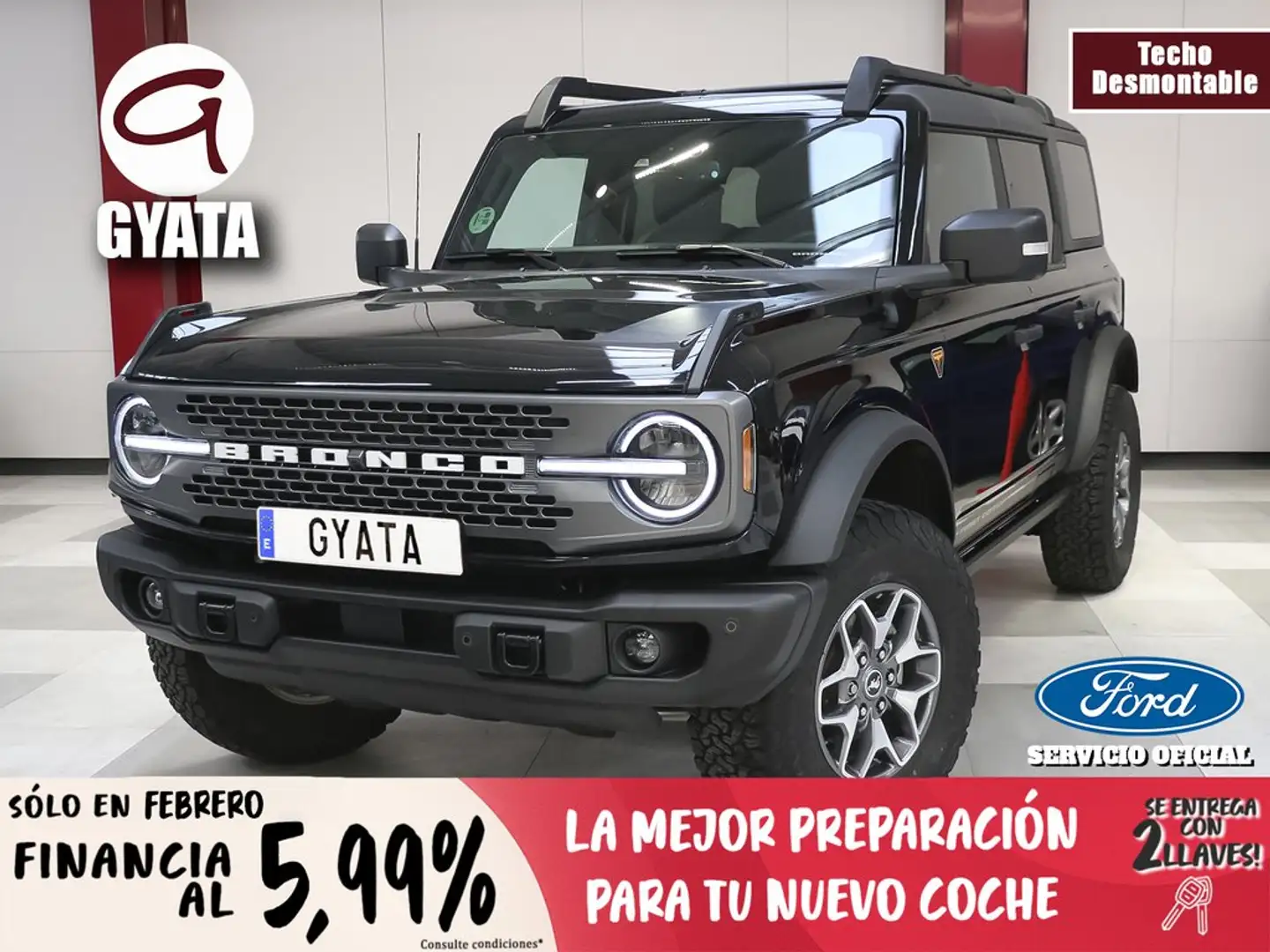 Ford Bronco 2.7 EcoBoost V6 Badlands 335 Auto. Gris - 1