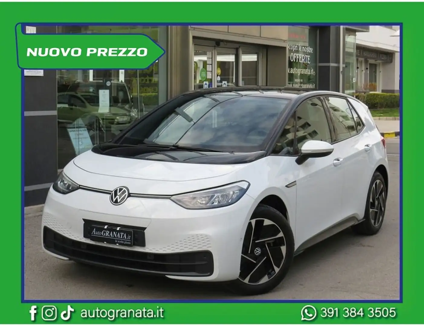 Volkswagen ID.3 45 kWh Pure Performance Bianco - 1