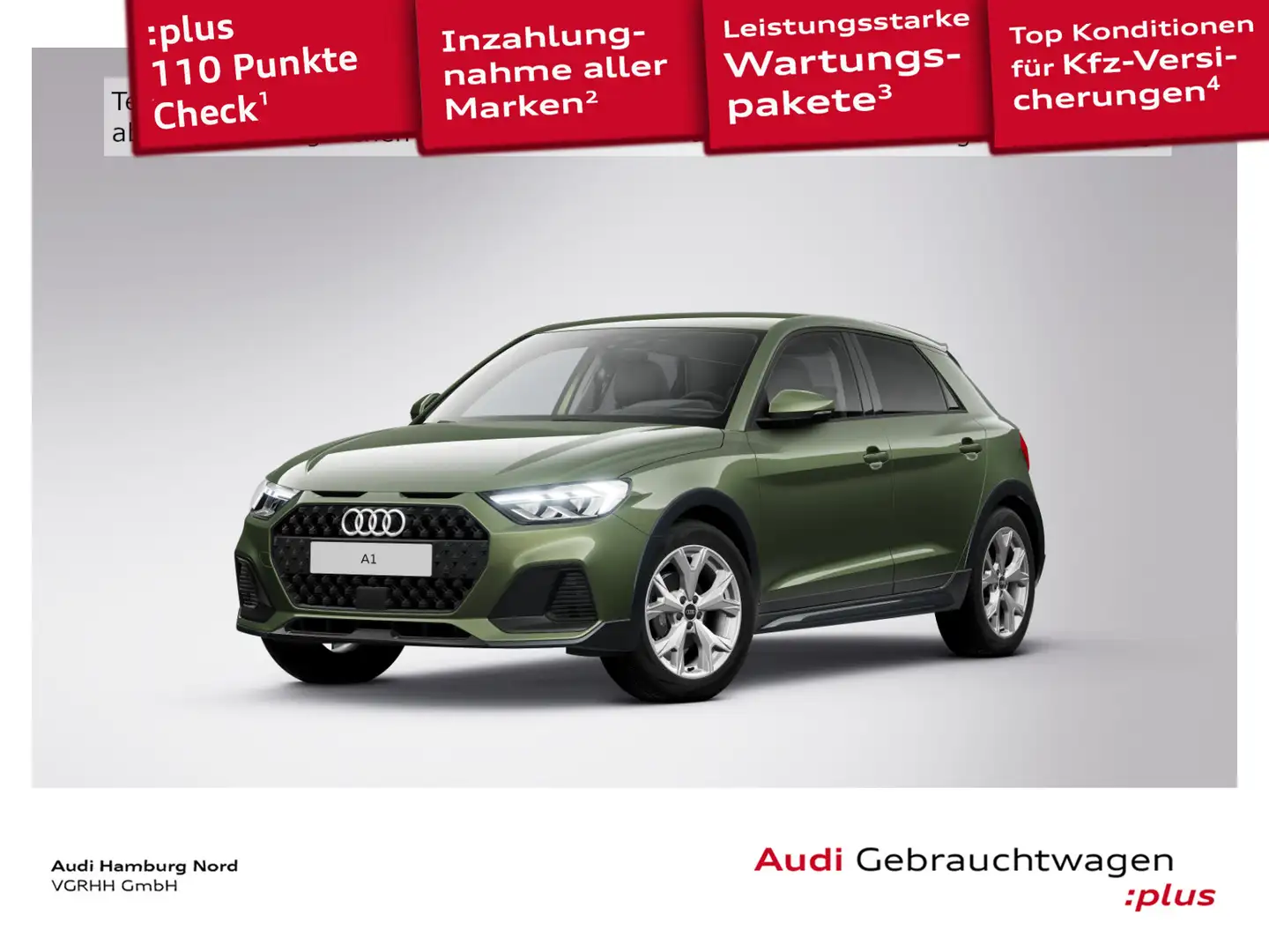 Audi A1 30 TFSI S tronic Navi Sound CarPlay Grün - 1