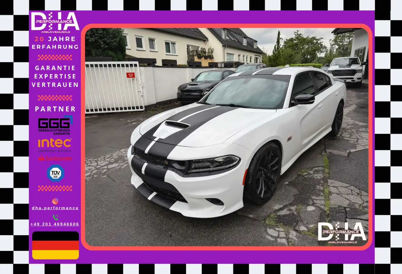 Dodge Charger 6.4 LAUNCH*BREMBO 6*LED*LEDER*GARANTIE Fehér - 1
