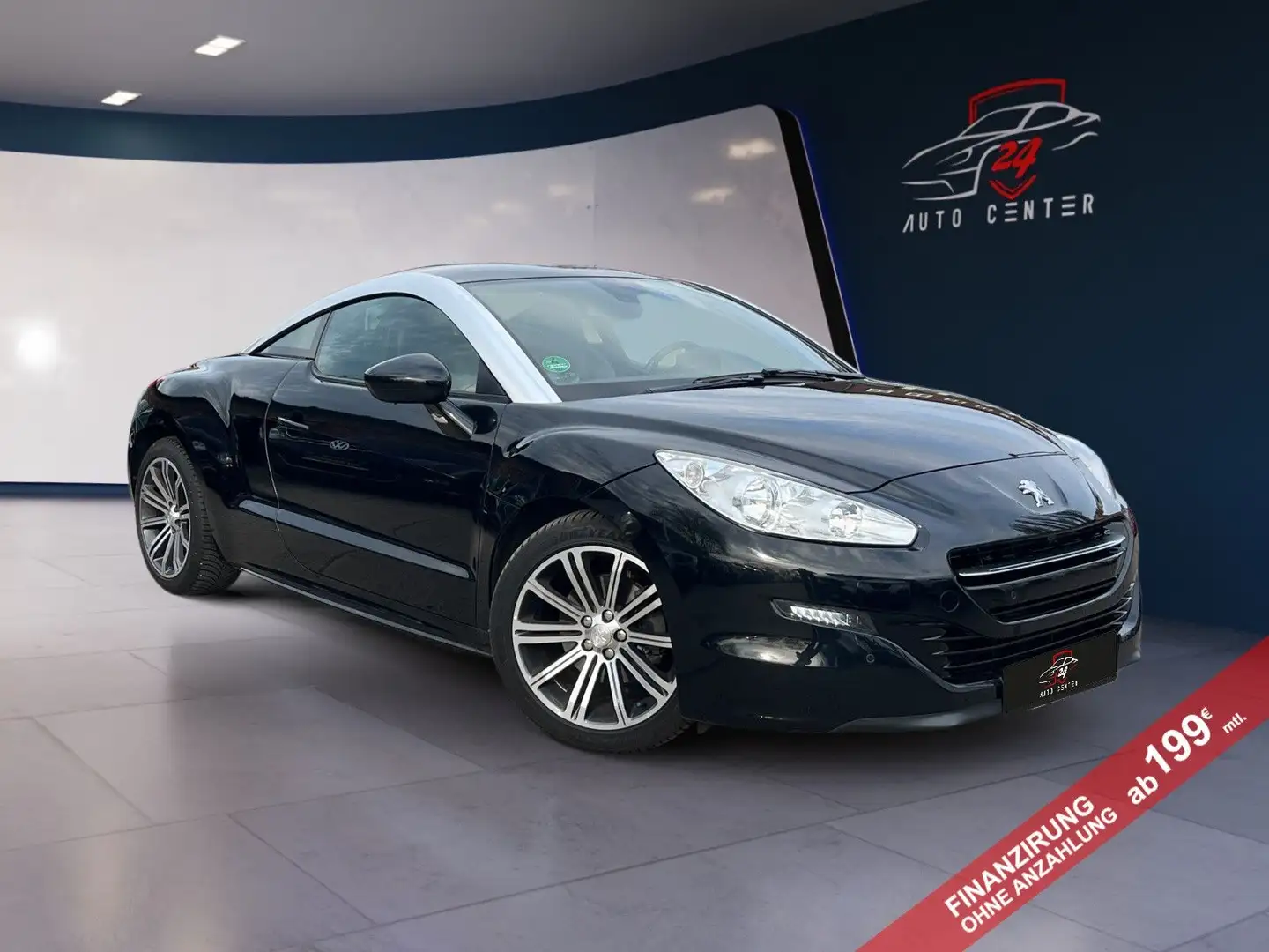 Peugeot RCZ 1.6 16V Turbo/Lederpaket/Orig. 97506 KM Schwarz - 1