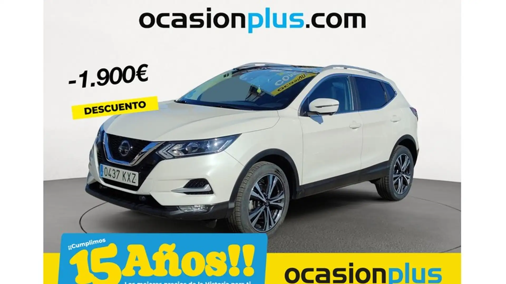 Nissan Qashqai 1.5dCi N-Connecta 4x2 85kW Weiß - 1