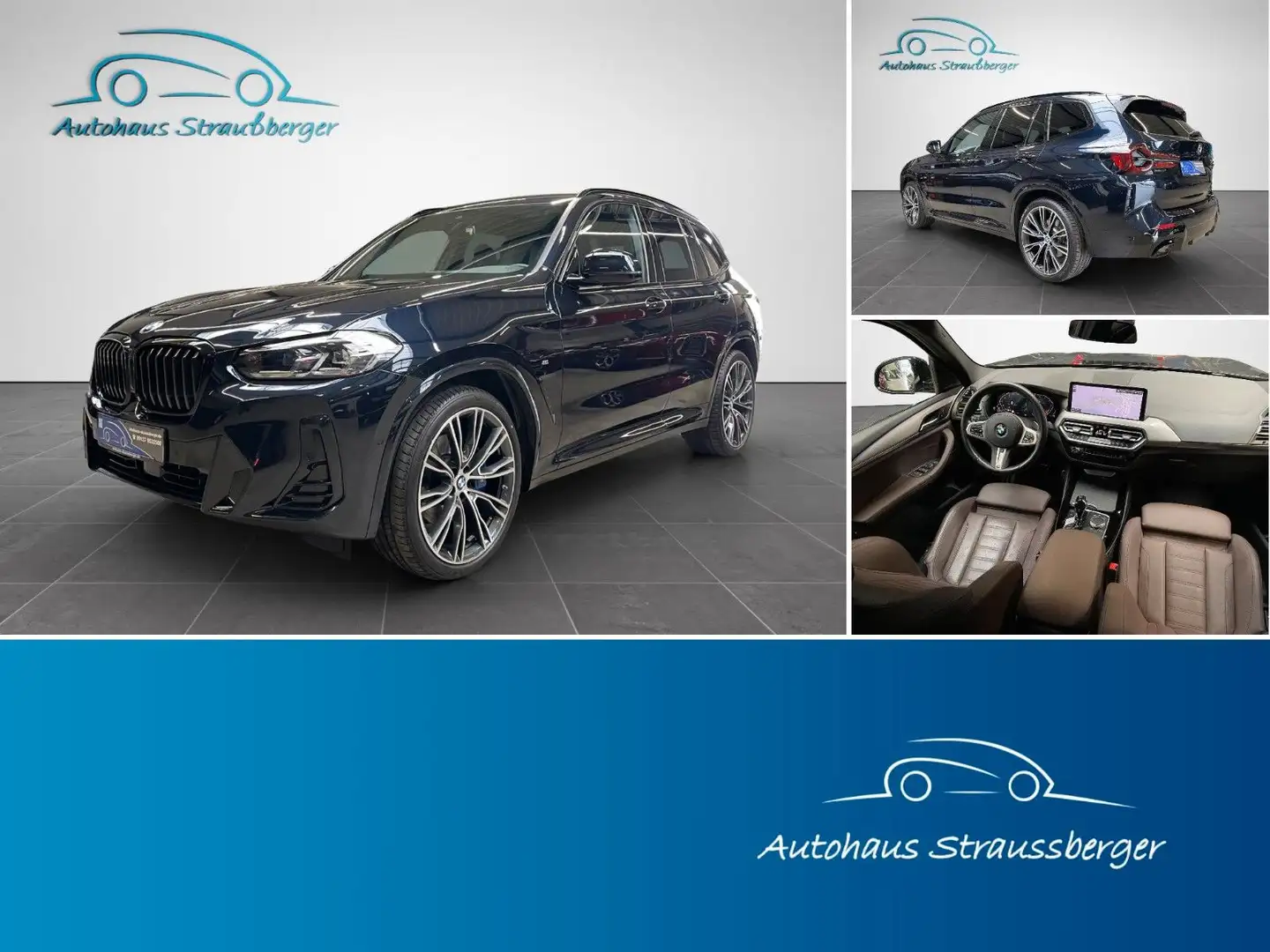 BMW X3 30d xD M Sport ACC AHK HiFi adpt.LED SHZ StHz Black - 1