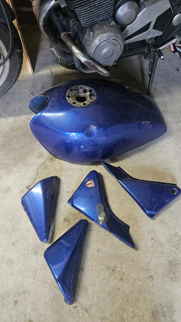 Kawasaki Zephyr 550 Kawasaki ZR 550 b Blauw - 2