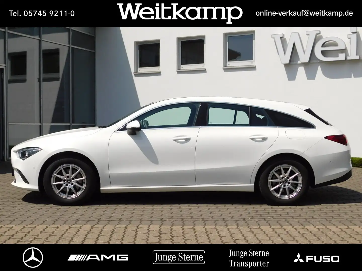 Mercedes-Benz CLA 180 CLA 180 d SB Anhängerkupplung+LED+Sitzhzg+Parktr Weiß - 2