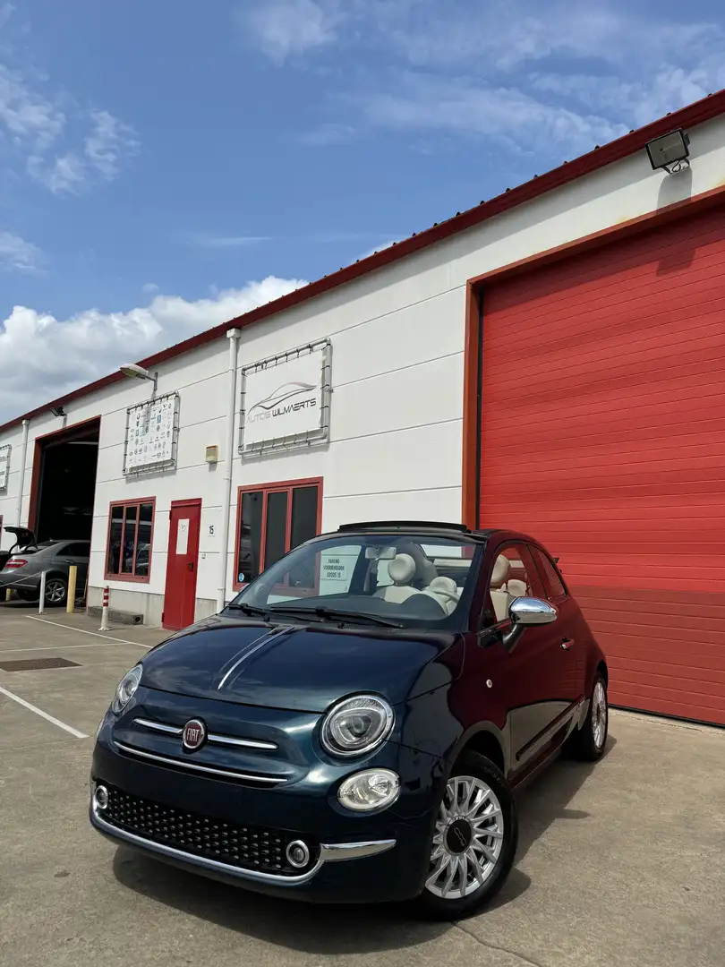 Fiat 500C 2016 1.2i 83000km chromepack/navi/led/pdc Blauw - 1