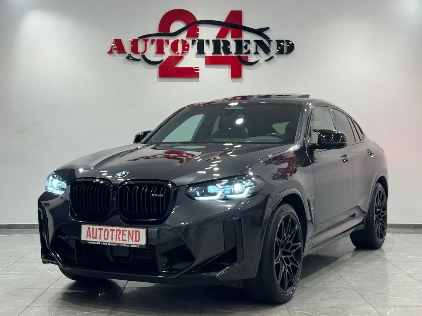 BMW X4 M Competition PANO+HEAD-UP+°360KAM+HARMAN+AHK Grau - 1