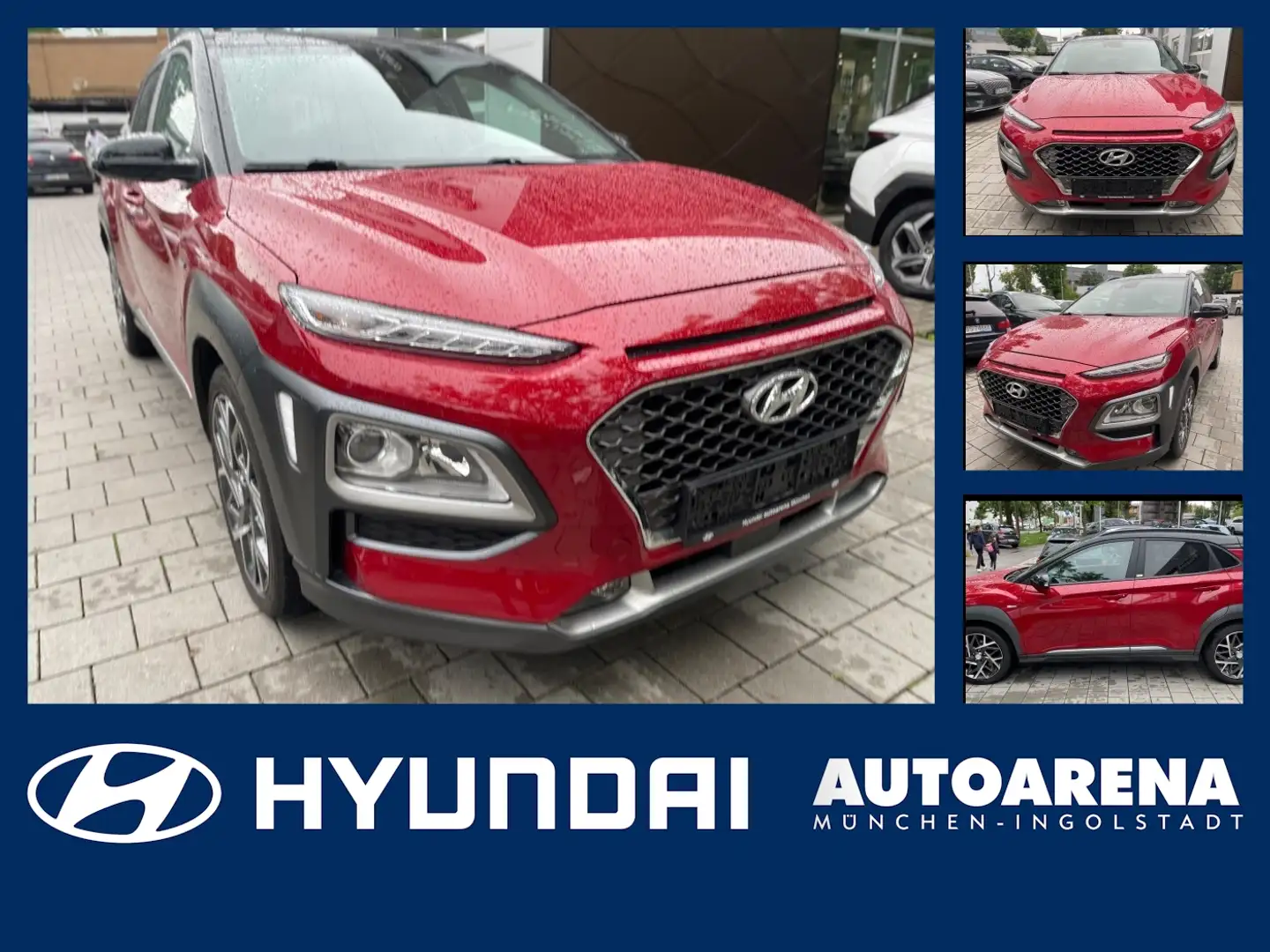Hyundai KONA 1.6 GDI Style Matrix AUT Kam. KlimaA LM PDC Zwart - 1