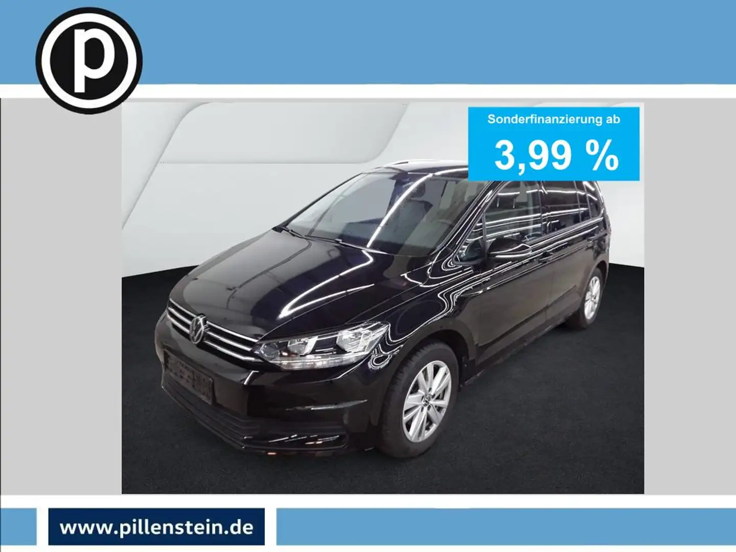 Volkswagen Touran Comfortline 1.5 TSI DSG 7-SITZE AHK KAMERA NAVI Schwarz - 1